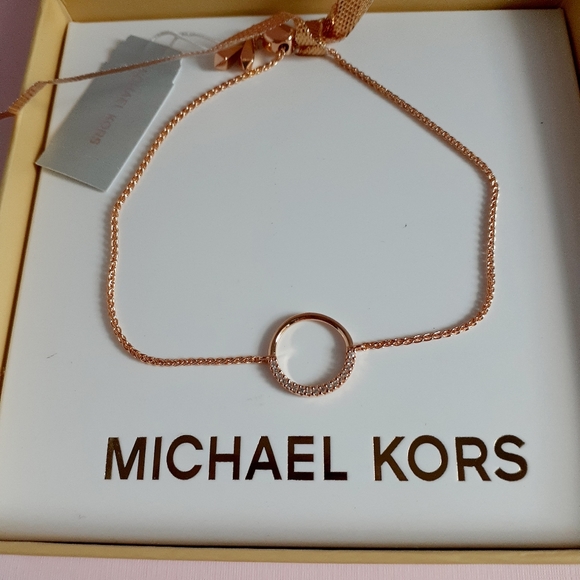Michael Kors Fine Rose Gold Bracelet NIB - Picture 2 of 6